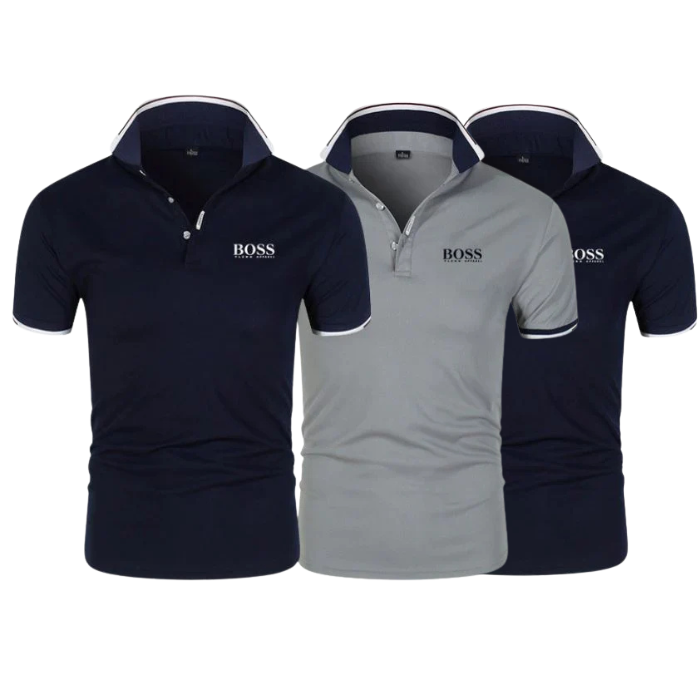 [KAUFE 2 ERHALTE 3] Essential Kit Poloshirts (3er-Pack)